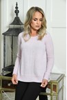 ARCTIC CASHMERE SWEATER - lilac fros